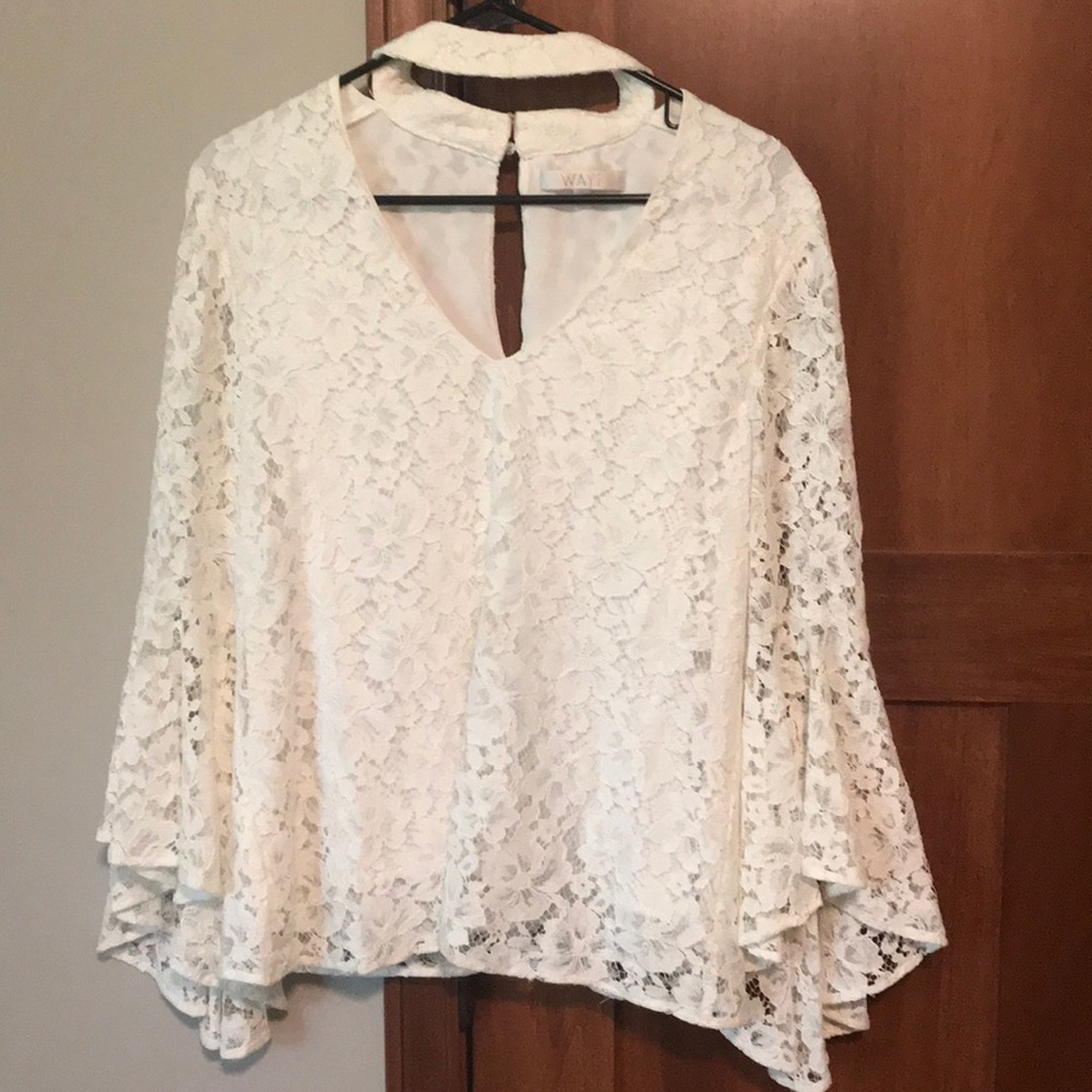 White Lace Blouse